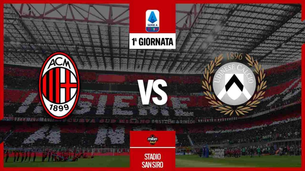 MILAN - UDINESE: LA PARTITA