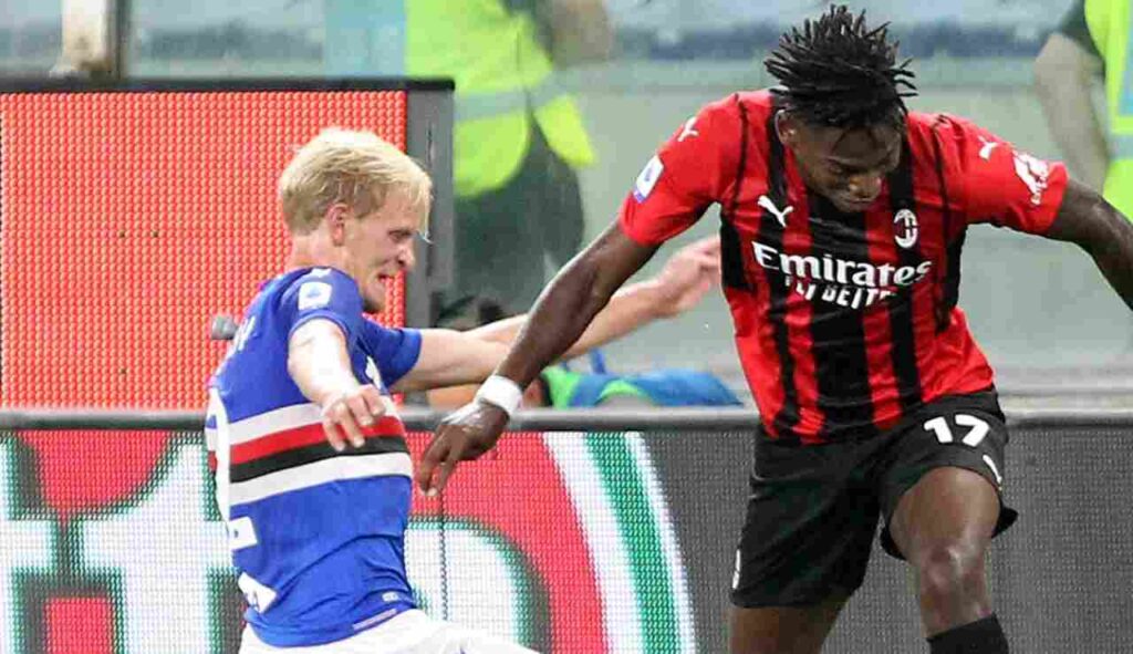 SAMPDORIA MILAN: ORIGI NON CI SARA'