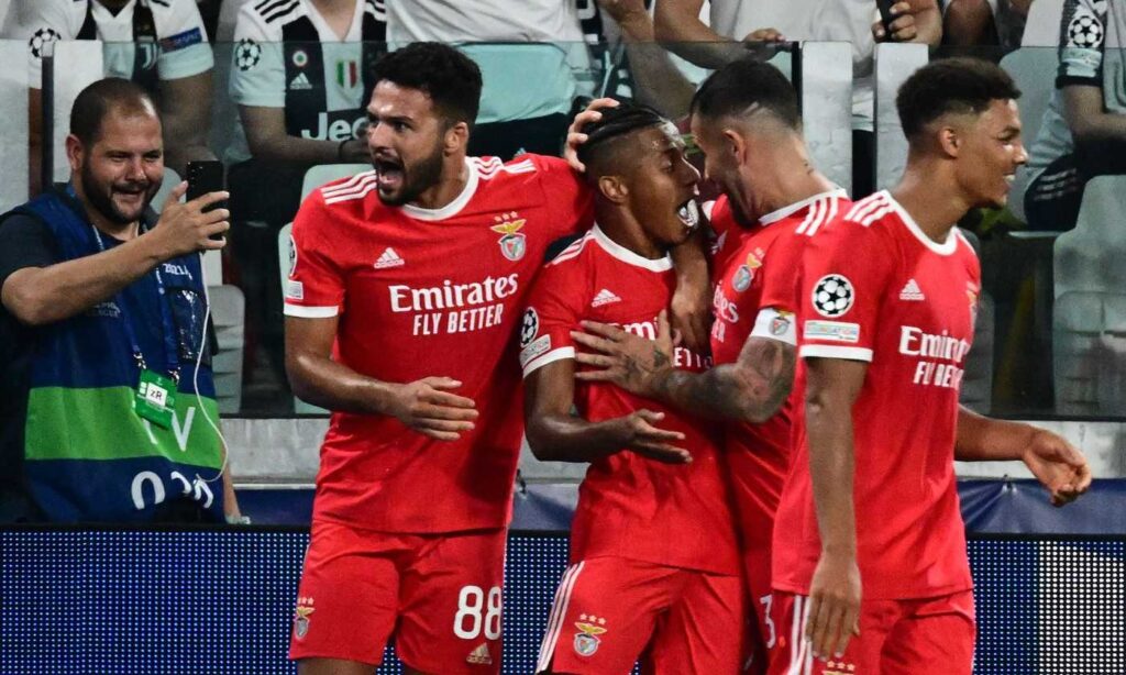 IL BENFICA TRIONFA A TORINO: QUALIFICAZIONE A RISCHIO