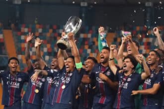 Psg, celebrazioni supercoppa europea