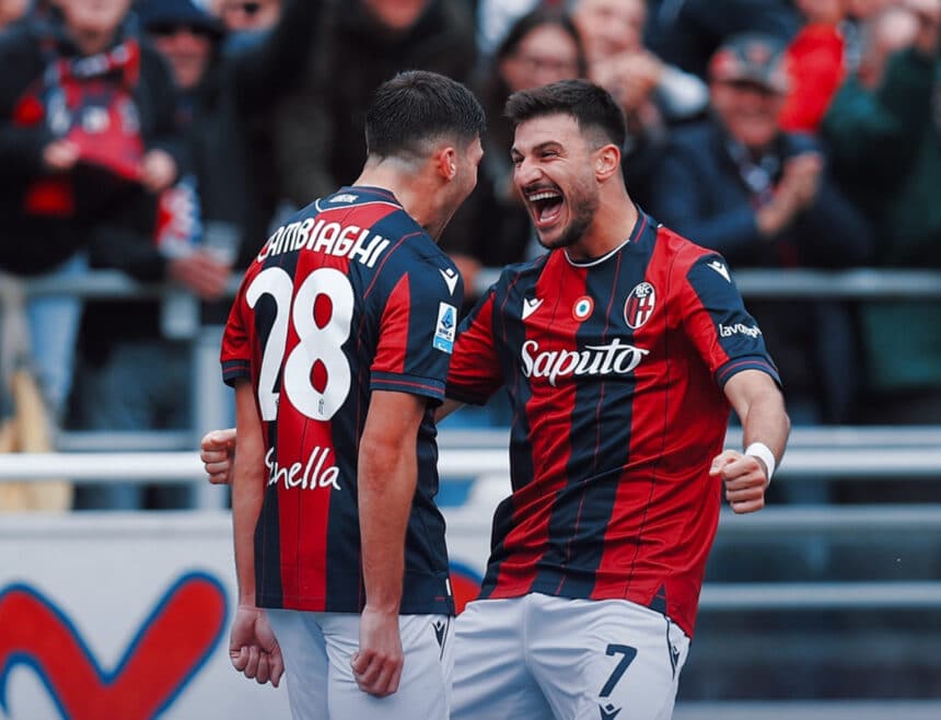 Bologna-Pisa, Orsolini Cambiaghi