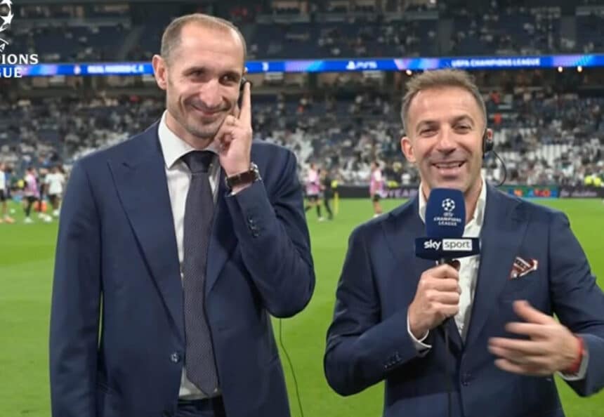 Alessandro Del Piero e Giorgio Chiellini, Stadio Bernabeu 22/10/2025