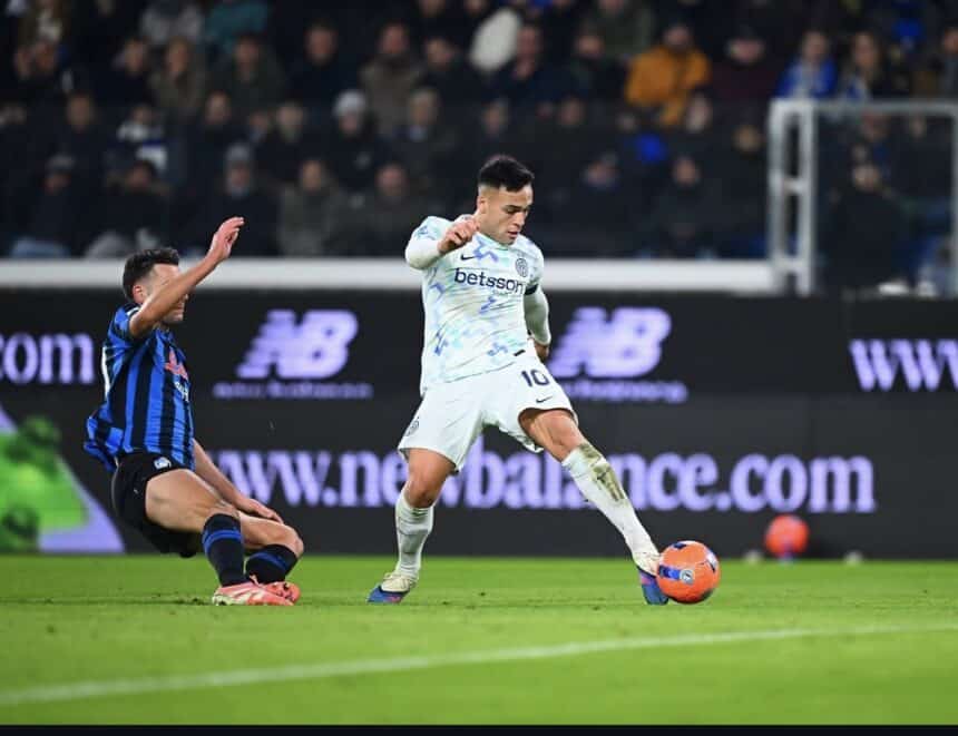 Atalanta-Inter, Lautaro Martinez 28/12/2025 nb arena