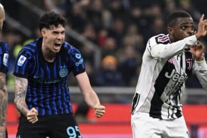 Alessandro Bastoni e Pierre Kalulu, Inter Juve 14/2/2026