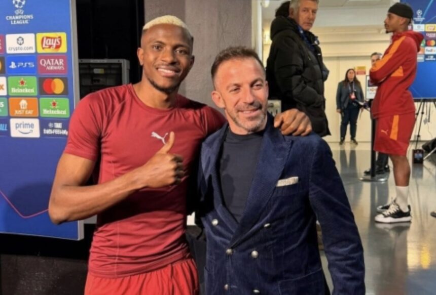 Osimhen e Alessandro Del Piero