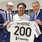 Comolli Mckennie e Chiellini