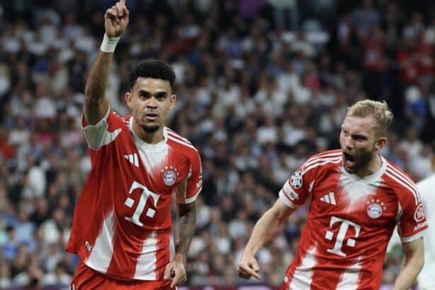 Luis Diaz, Real Madrid Bayern Monaco, Bernabeu 7/4/2026