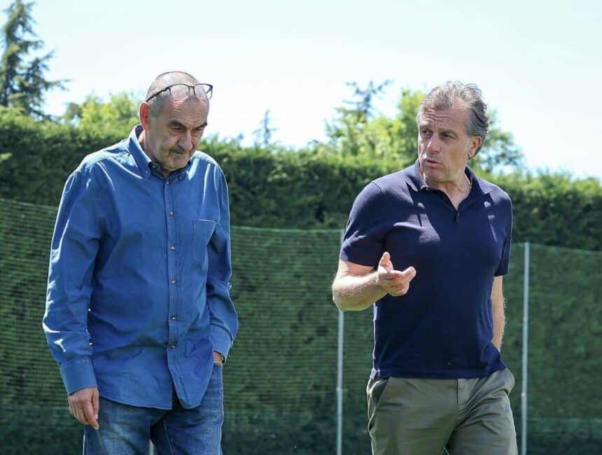 Sarri e Giuntoli, Atalanta