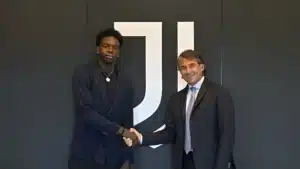 Giovanni Carnevali e Jeff Ekhator Juventus