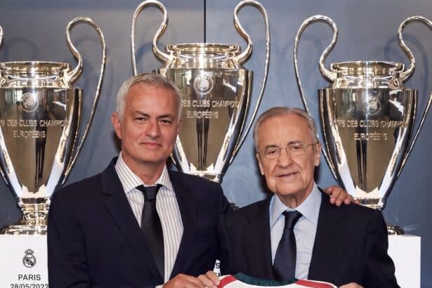 Mourinho e Perez Real Madrid,