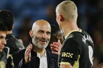 Enzo Maresca e Erling Haaland